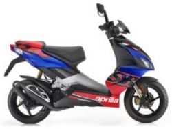 Aprilia SR 50 H2O ie+carb 2004-2009 niebieski