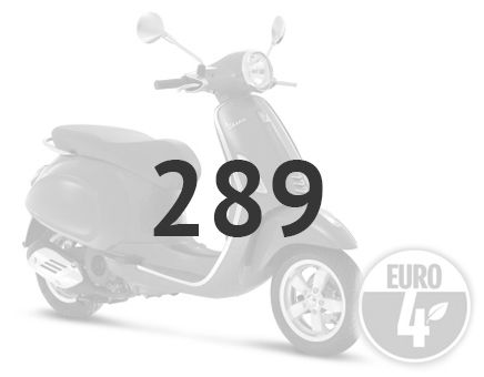 Części zamienne Vespa Primavera 4-suwowy 3V (Euro4 iniekcja IGET) niebieski 289/A