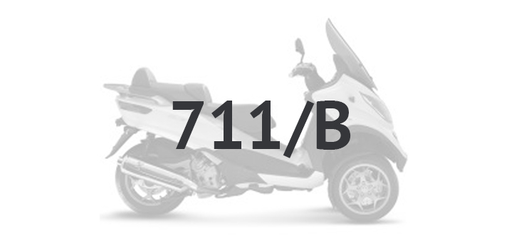 Części zamienne Piaggio MP3 500 LT Business 2014-2016 szary 711/B