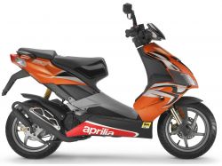 Aprilia SR 50 H2O ie+carb 2004-2009 pomarańczowy