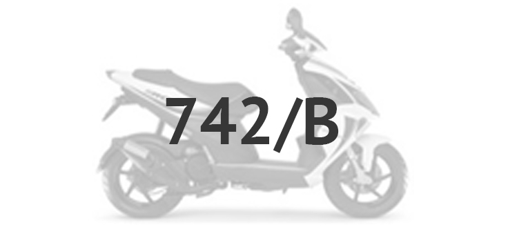 Części zamienne Piaggio NRG Power DD 2007-2017 technisch szary 742/B