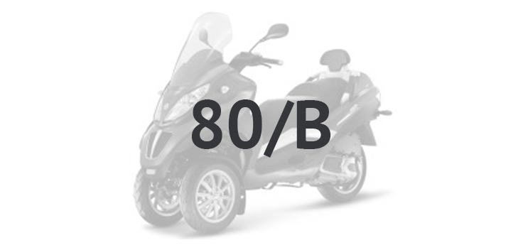 Części zamienne Piaggio MP3 300 LT Sport 2009-2014 czarny matowy 80/B