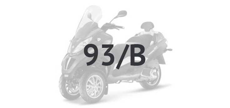 Części zamienne Piaggio MP3 300 LT Sport 2009-2014 koolczarny 93/B
