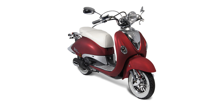 Części zamienne AGM Retro Extra matowy czerwony