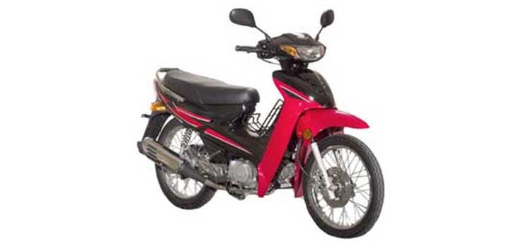 Części zamienne Kymco ACtiv 4-suwowy czerwony-czarny