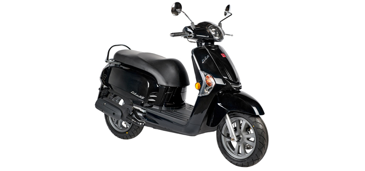 Części zamienne Kymco Like 4-suwowy metaliczny czarny