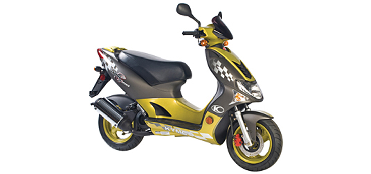 Części zamienne Kymco Super9 AC 2-suwowy nowy model żółty - czarny