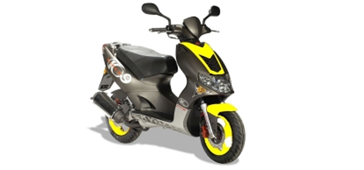 Części zamienne Kymco Super9 2t LC o.m czarny matowy-żółty