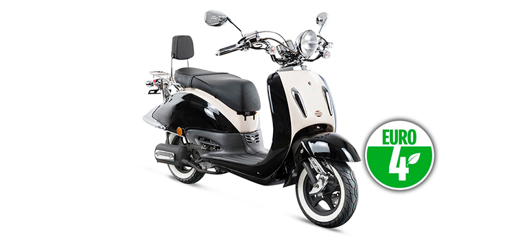 Części zamienne China Grande Retro old czarny/ beżowy-biały Euro4