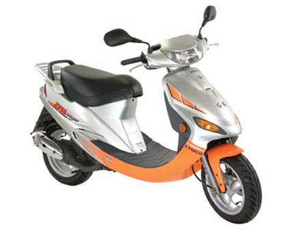 Części zamienne Kymco ZX 2-suwowy srebrny-pomarańczowy