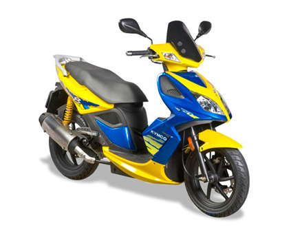 Części zamienne Kymco Super8 4-suwowy (2007-2009) niebieski żółty