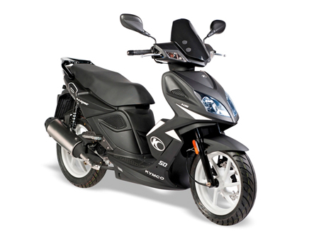 Części zamienne Kymco Super8 4-suwowy 2009> matowy czarny