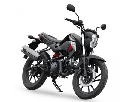 Części zamienne Kymco K-Pipe 4-suwowy błyszczący czarny