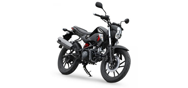 Części zamienne Kymco K-Pipe 4-suwowy błyszczący czarny