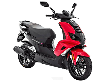 Części zamienne Peugeot Speedfight 4 4-suwowy czerwony czarny