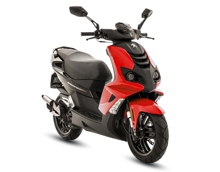 Części zamienne Peugeot Speedfight 4 LC czarny czerwony