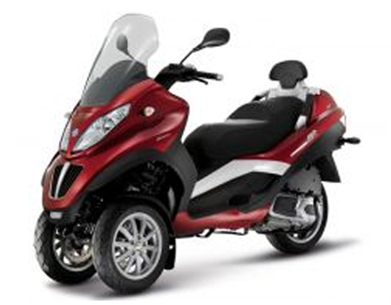 Części zamienne Piaggio MP3 300 LT Sport 2009-2014 czerwony antares 849/A