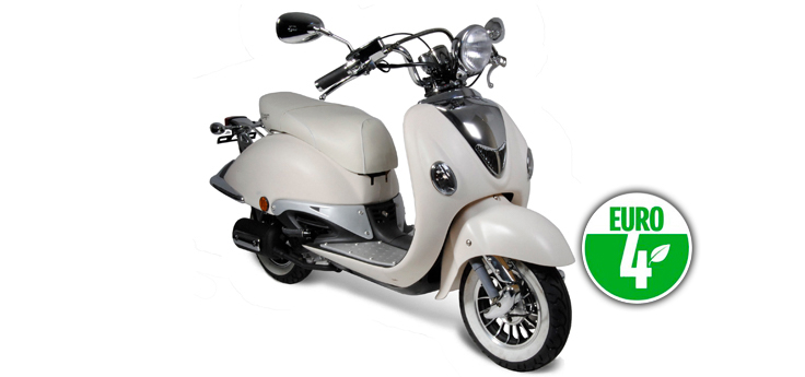 Części zamienne China Retro Extra matowy beżowy-biały Euro4