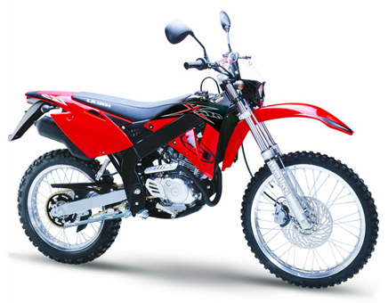 Części zamienne Rieju MRX 125 czerwony 2005 4-suwowy