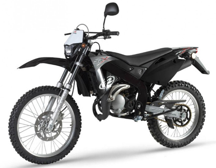 Części zamienne Rieju RRX czarny 2009 2-suwowy