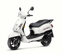 Sym Fiddle II Euro5 White (WH-8018P)