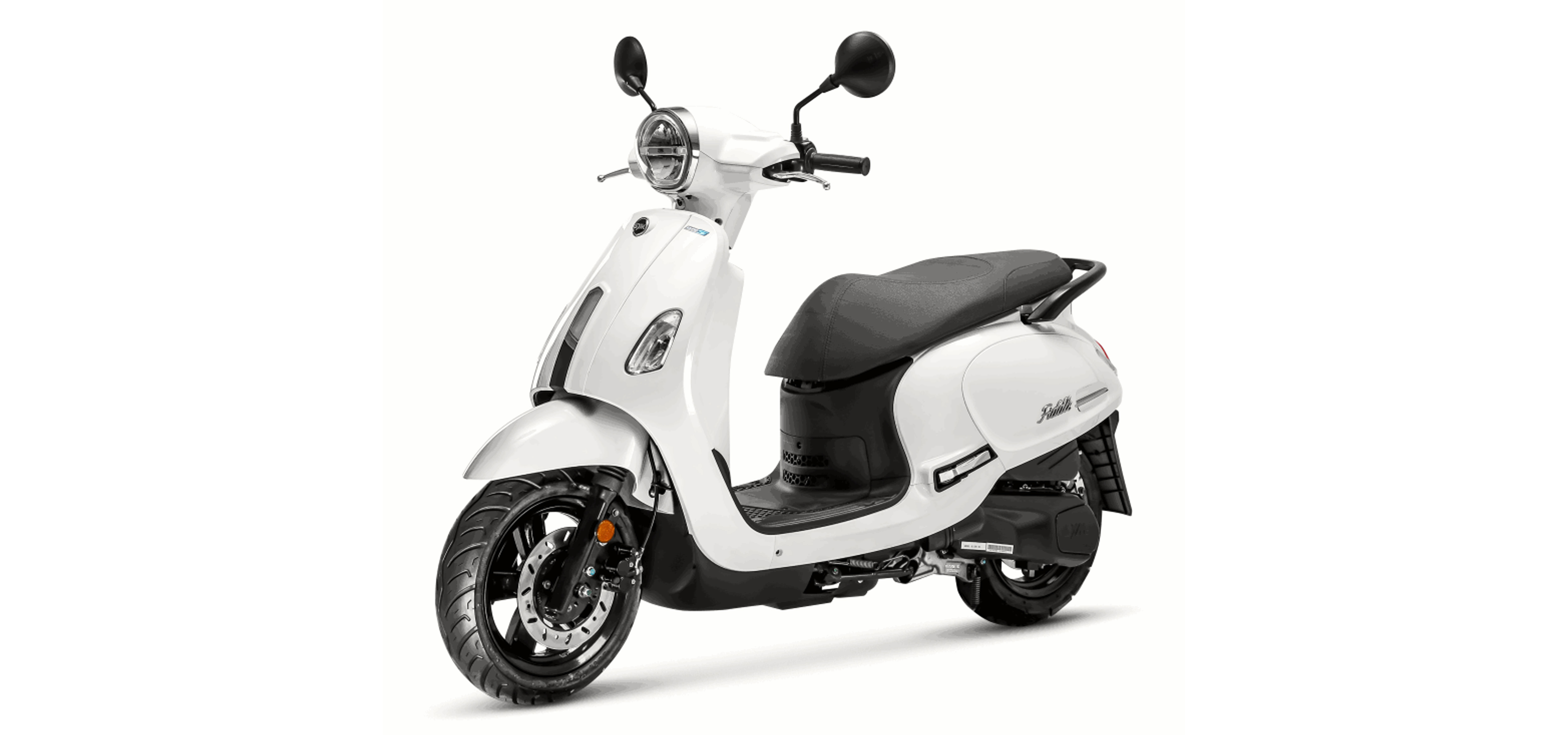 Sym Fiddle IV 125i AC CBS E5 2020-2021 WHITE (WH-8028P)