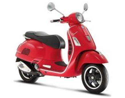 Vespa GTS 125 IE 2009-2016 czerwony dragon 894