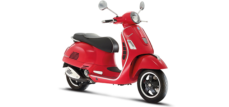 Vespa GTS 300 (super z abs i bez ABS) czerwony dragon 894