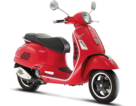 Vespa GTS 300 (super z abs i bez ABS) czerwony dragon 894