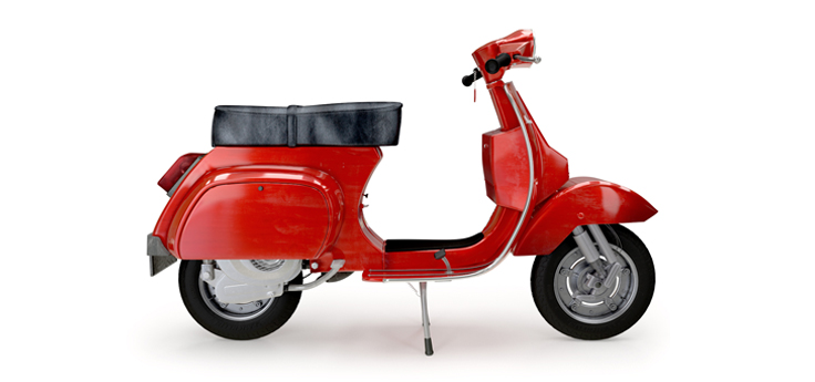 Uitlaat Vespa/ Piaggio PK
