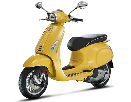 Parts Vespa Sprint 4-suwowy 4V 45km/h żółty 968/A