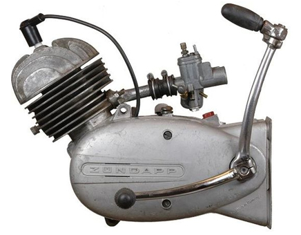 Rysunski widków rozstrzelonych blok silnika stary type 4 Ilość biegów