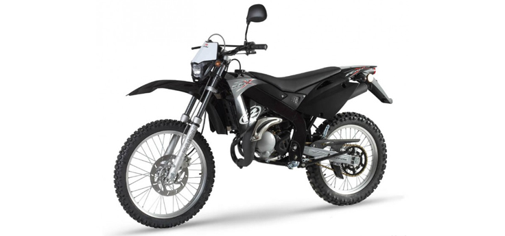 Części zamienne Rieju RRX czarny 2009 2-suwowy