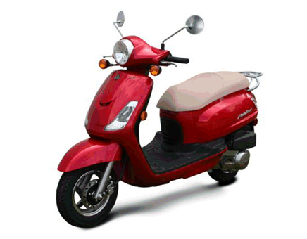 Części zamienne Sym Fiddle II (R086) czerwony