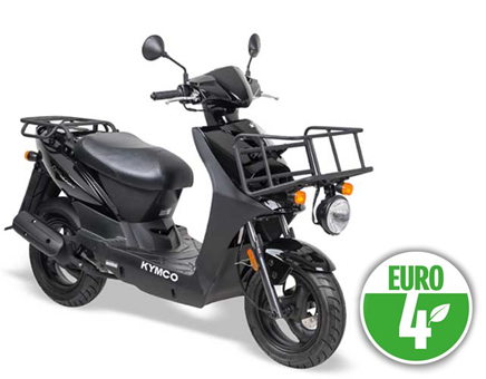 Części zamienne Kymco carry 4-suwowy iniekcja Euro4 błyszczący czarny