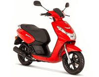 Peugeot Kisbee 4-takt Euro 5 SATIN CHERRY RED (F3)
