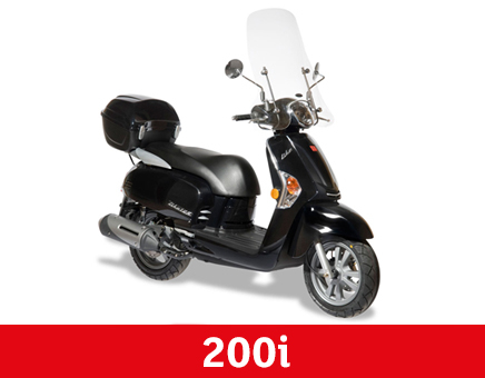 Części zamienne Kymco Like 200i czarny