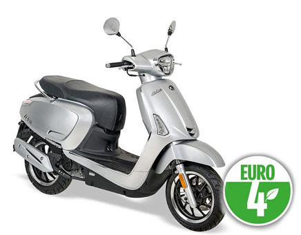 Kymco New Like 150i matowy srebrny Euro4