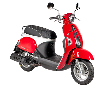 Części zamienne Kymco New Sento 4-suwowy czerwony