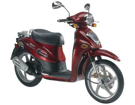 Części zamienne Kymco People 2-suwowy 50cc czerwony