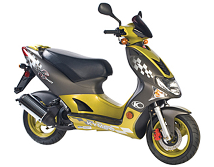 Części zamienne Kymco Super9 AC 2-suwowy nowy model żółty - czarny
