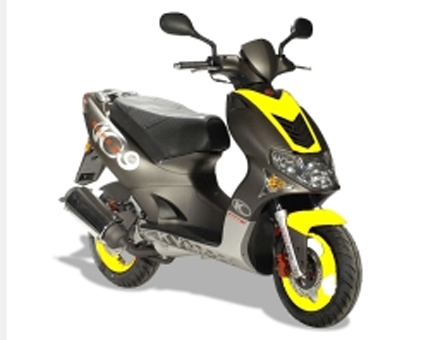 Części zamienne Kymco Super9 2t LC o.m czarny matowy-żółty