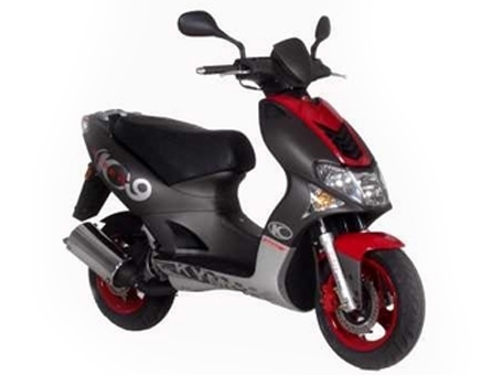 Części zamienne Kymco Super9 2t LC o.m czarny matowy-czerwony