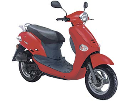 Części zamienne Kymco Yup 2-suwowy AC czerwony