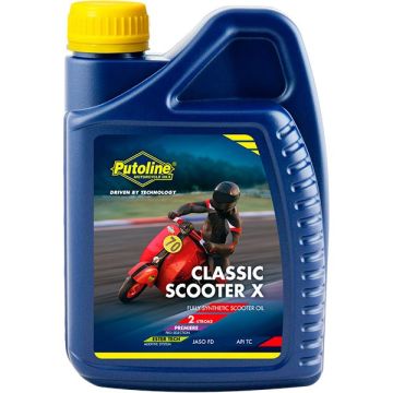 Motorolie Putoline Classic Scooter vol synthetisch  2-takt  1 liter