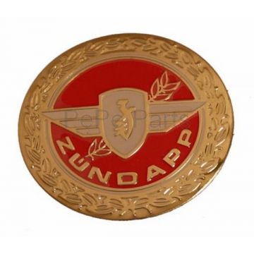 naklejka zundapp logo okrągły czerwony/złoty z440-20.100/r