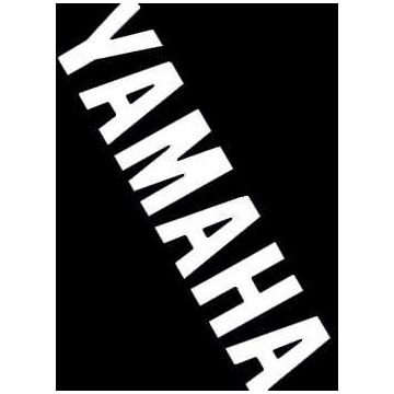 naklejka yamaha słowo [yamaha] pod spoiler aerox biały falko 980587.whi 2-częściowy