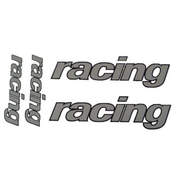 naklejka zestaw słowo [racing] univ falko 980542 4-częściowy