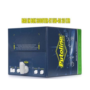 Motorolie Putoline 5W40 scooter half synthetisch 15 liter