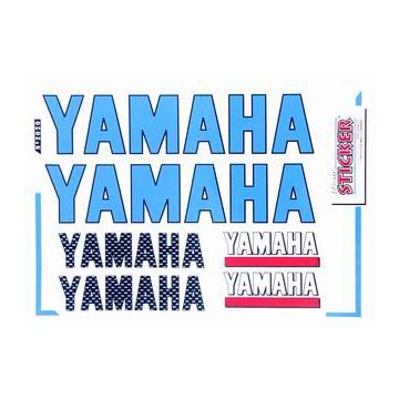 naklejka zestaw słowo [yamaha] niebieski falko 982020 6-częściowy